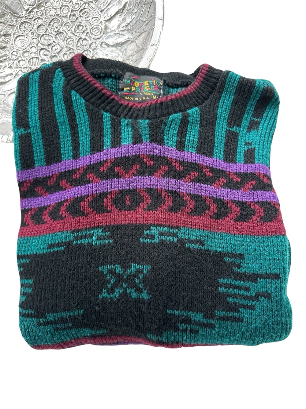 Vintage Magnetic Force Sweater M
